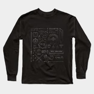 Final Fantasy VII Tribute (Silver) Long Sleeve T-Shirt